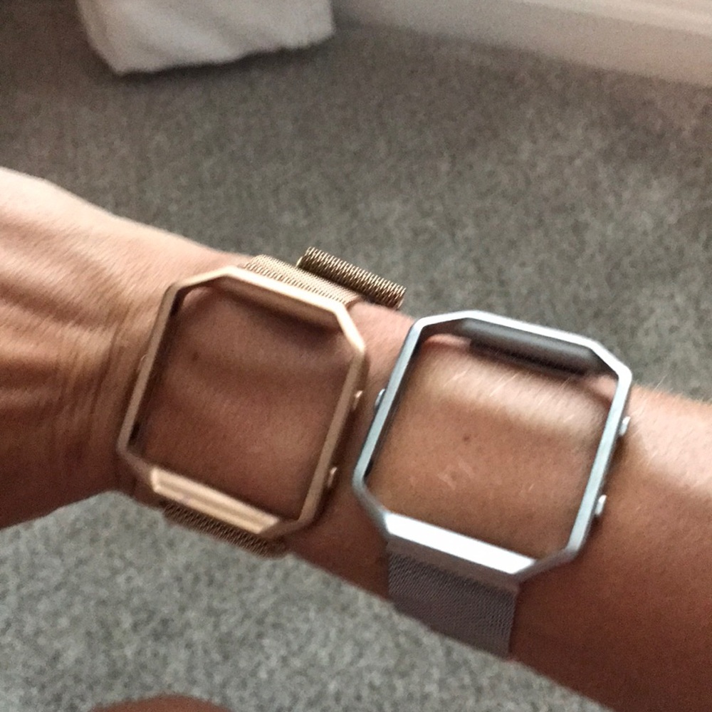 Rose Gold and Silver Minimalist Mesh Watch Case Covers - Women Accessories